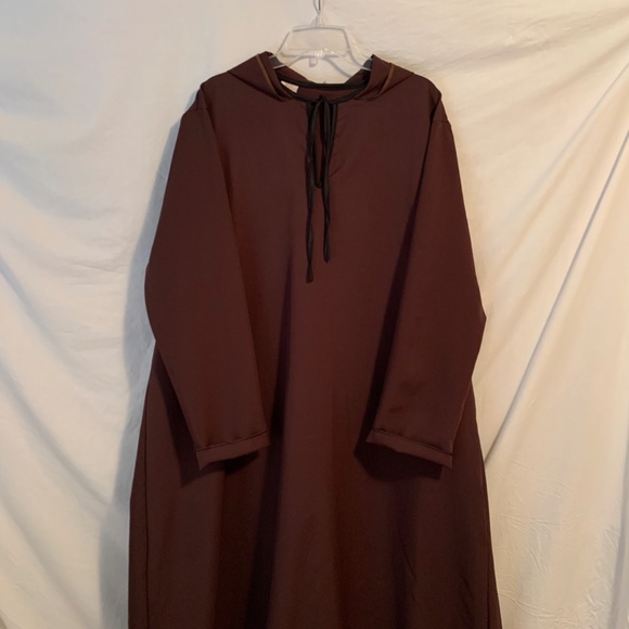 Rubie's Costumes Long Brown Hooded Cape Cloak Adult OS - Picture 4 of 12